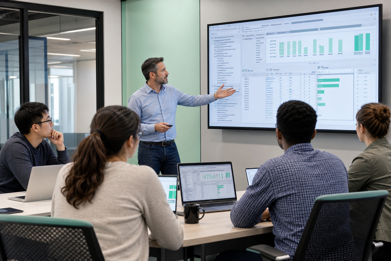 Database workflow training session for a small engineering team